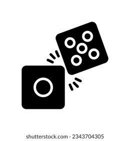 dices icon for your website, mobile, presentation, and logo design.