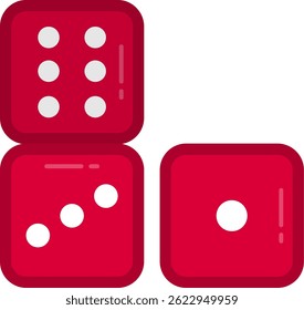 Dices Line vector Icon Design