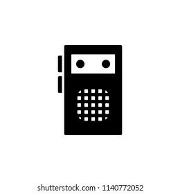 Dictaphone icon. Element of detective icon for mobile concept and web apps. Glyph Dictaphone icon can be used for web and mobile