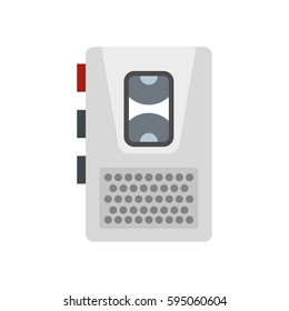 Dictaphone icon isolated on white background vector illustration