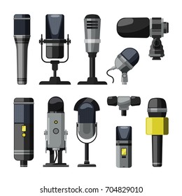 Dictaphone, microphone and other professional tools for reporters and speakers