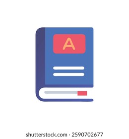 Dictionary Book Icon for Language Learning
