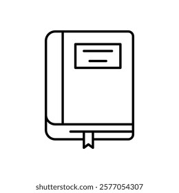 Dictionary icon vector stock illustration