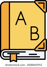 Dictionary Line vector Icon Design