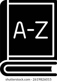 Dictionary vector icon. Can be used for printing, mobile and web applications.