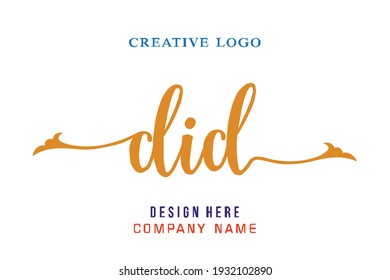 El logotipo de la inscripción DID es sencillo, fácil de entender y autoritario