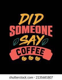 did someone say coffee lettering