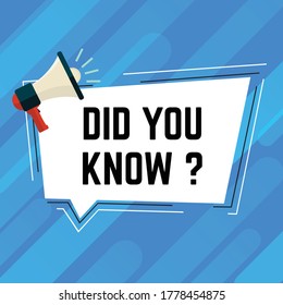 did you know background template
