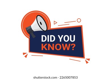 Did you know with banner element design.