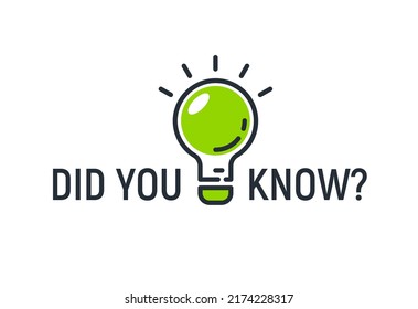 Did you know bulb
