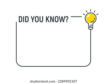 Did you know bulb