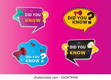 Did you know in the form of text for Label stickers, banners with speech bubbles