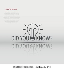 Did You Know icon
