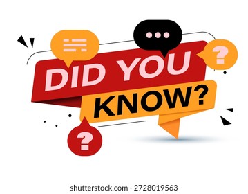 Conocía usted los hechos interesantes y el intercambio. Conocías El Diseño gráfico. ¿Sabía usted y la pregunta amarilla?