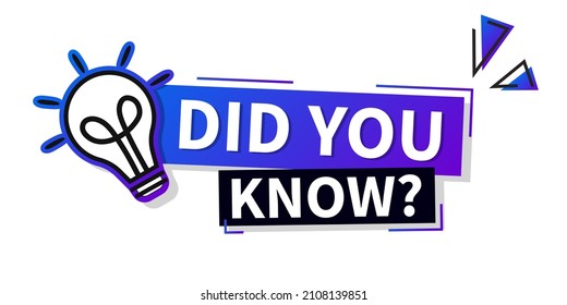 Did You Know label