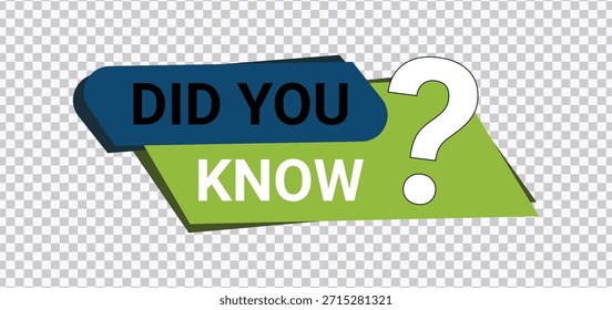 Você sabia a pergunta Banner Plana Design Knowledge Label