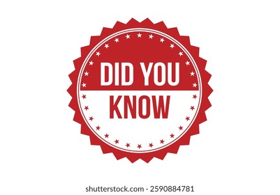 Did you know red ribbon label banner.
