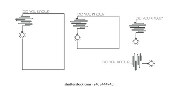 did you know sign on white background