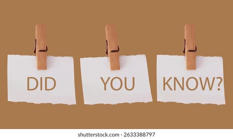 did you know text information sign