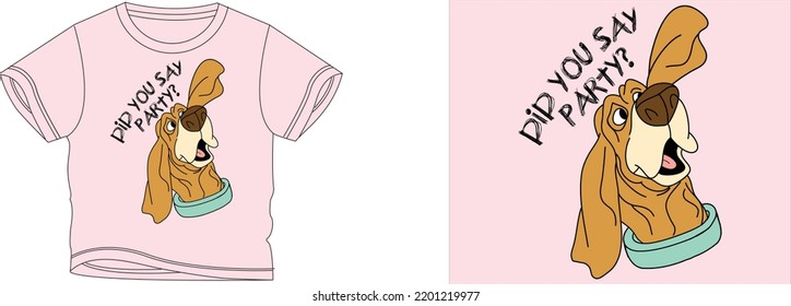 DID you say party t-shirt design background color is a pink and t-shirt color is a pink beautiful color and beautiful design