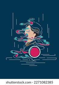 did you see the rain, vector and art