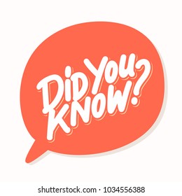 Did you know? Vector text .