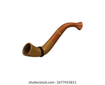  didgeridoo Symbol 3D-Illustration rendern
