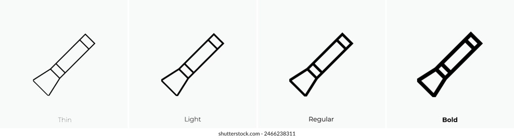 didjeridu icon. Thin, Light Regular And Bold style design isolated on white background