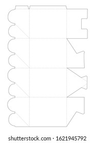 Die Cut Box suited for candy