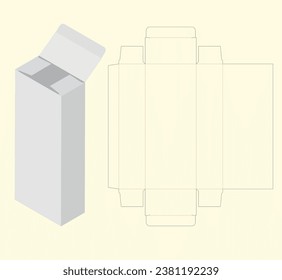 Diseño de vectores de caja de corte de color