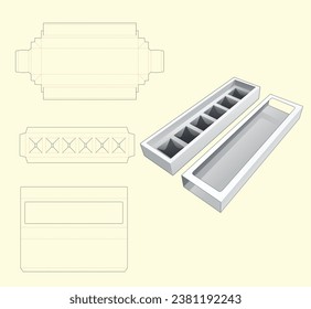 Diseño de vectores de caja de corte de color