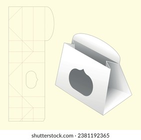 Die Cut Box Vector Design