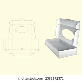 Diseño de vectores de caja de corte de color