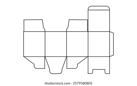 die, die cut, cardboard box dieline, box die-line, die-line,box dieline, dieline template