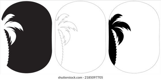 Die cut sticker  out lined