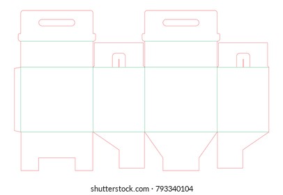 Die Cut Template Stock Vector (Royalty Free) 793362310 | Shutterstock