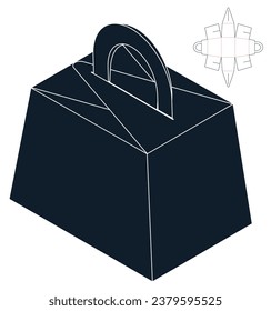 Die cut vector design for various packaging