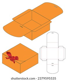 Die cut vector design for various packaging