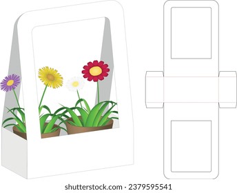 Die cut vector design for various packaging