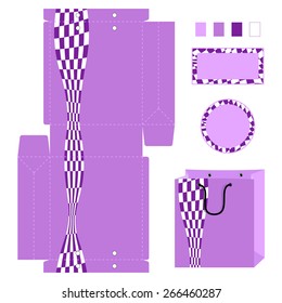 Die Set Shopping Bag Template
