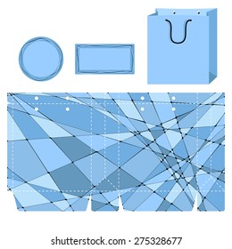 Die Set Shopping Bag Template