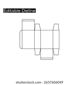 Dieline Box, Packaging Template Design, Dieline, Dieline Packaging, Cardboard Box Dielines