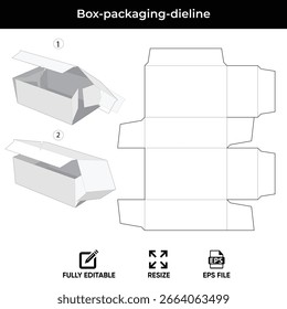 dieline template, box dieline , dieline packaging