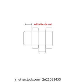 dieline Plantilla, caja dieline, dieline embalaje, Plantillas de embalaje, 