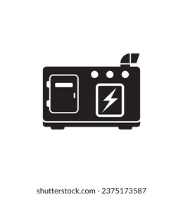 Diesel generator logo icon symbol,illustration design template