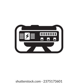 Diesel generator logo icon symbol,illustration design template