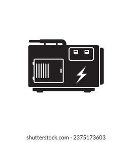 Diesel generator logo icon symbol,illustration design template