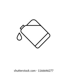diesel icon. Element of car workshop icon for mobile concept and web apps. Thin line diesel icon can be used for web and mobile