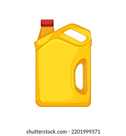 Diesel Motor Oil Cartoon. Diesel Motor Oil Sign. Isolated Symbol Vector Illustration