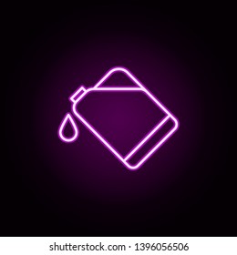 diesel neon icon. Elements of auto workshop set. Simple icon for websites, web design, mobile app, info graphics